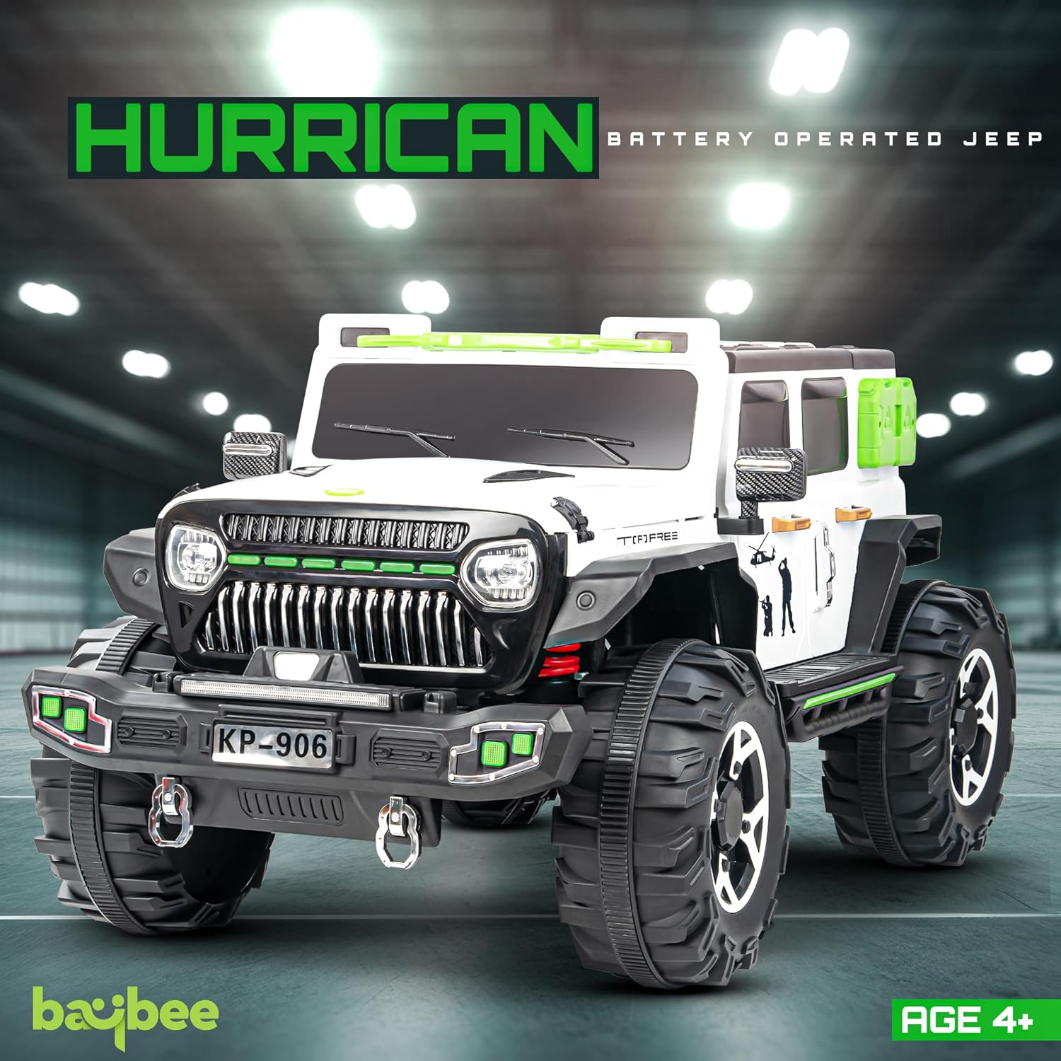 Kids electric jeep car with lights music" www.usmile.toys